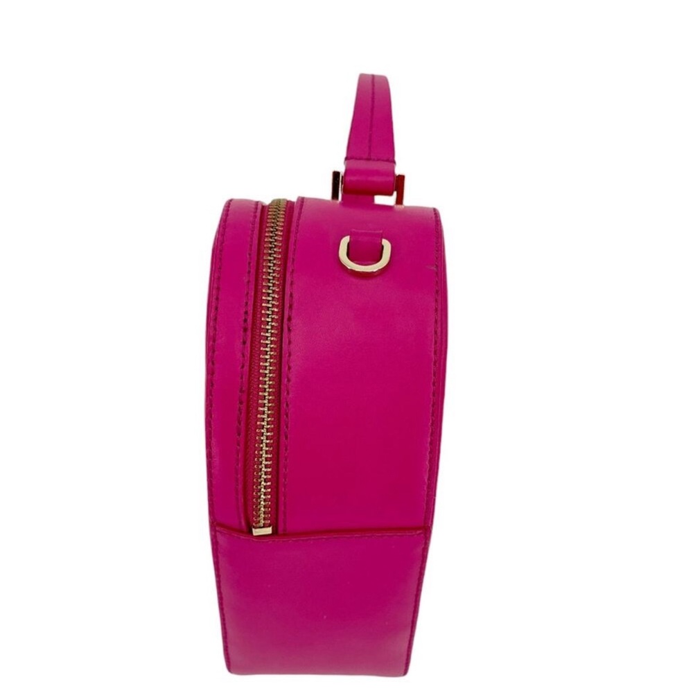 NWOT Kate Spade Pink Heart Shaped Flirt Crossbody handbag with removable strap - Picture 5 of 14